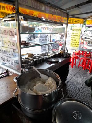 Stall at Quán Chay 407 in Ho Chi Minh City