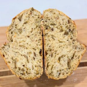 Olive & Herb Sourdough Boule at Charity's Vegan Kitchen in Port St Lucie