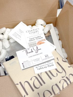 Shipping Package  at Charity's Vegan Kitchen in Port St Lucie