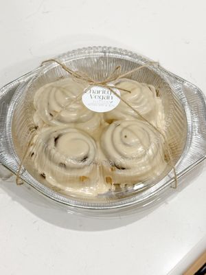 Sourdough Cinnamon Rolls at Charity's Vegan Kitchen in Port St Lucie