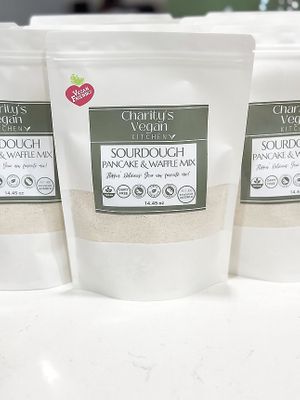 Sourdough Pancake & Waffle Mix at Charity's Vegan Kitchen in Port St Lucie