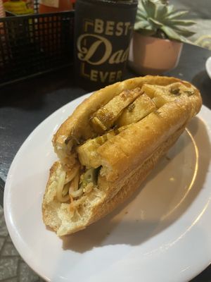 The Vegan Bahn Mi again, out of this world  at May's Restaurant & Coffee Booking Office in Hoi An