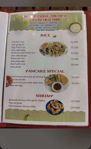   at May's Restaurant & Coffee Booking Office in Hoi An