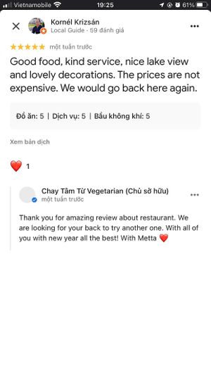  at Chay Tam Tu Vegetarian in Vung Tau