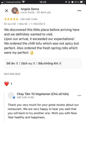  at Chay Tam Tu Vegetarian in Vung Tau