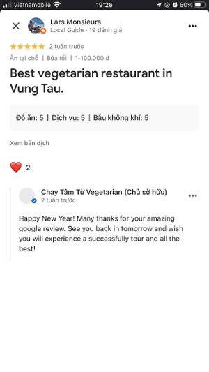  at Chay Tam Tu Vegetarian in Vung Tau