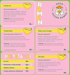  at Dozo Vegan Ramen - Hrubieszowska in Warsaw