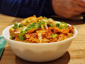 Duza porcja kimchi :> at Dozo Vegan Ramen - Hrubieszowska in Warsaw