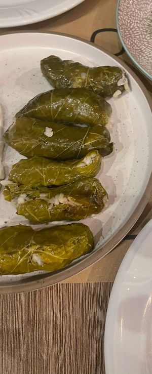 Dolmades (ask for no cream bc they brought it as a side!!)  at Taverna O Thodoros - Ταβέρνα "Ο Θόδωρος" in Thessaloniki