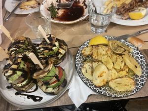 Sauteed vegetables and potatos  at Taverna O Thodoros - Ταβέρνα "Ο Θόδωρος" in Thessaloniki