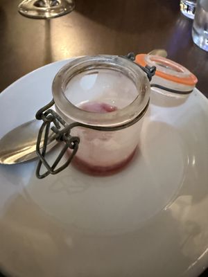 Mulled wine sorbet - this was FAB   at Sage  in Westport
