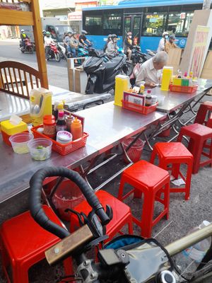 Outside seating #Veganuary at Phương Vy in Ho Chi Minh City