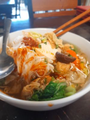 Hu tieu chay. Took home #Veganuary at Phương Vy in Ho Chi Minh City