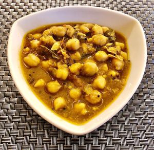 Chana masala  at Al Shandagha  in Dubai