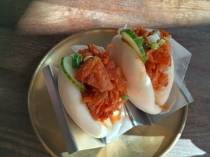 Boa buns at OMOMO Korean Street Food + Bubble Tea in Derby