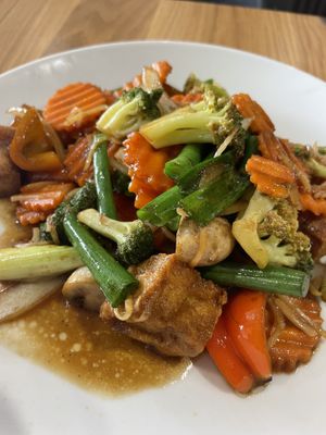 Ginger stir fry  #Veganuary at Feel Thai Restaurant in Panania