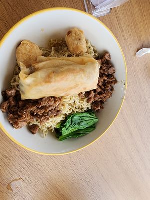 Mie bakso + pangsit at Merry Mie, PIK 2 in Jakarta