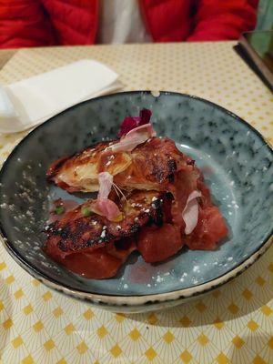 Pastela de prune en dessert at Thym Et Romarin in Montpellier