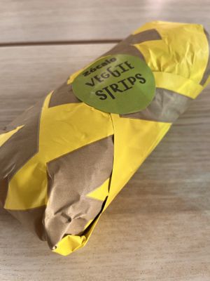 BBQ Block Party burrito with veggie strips  at Zócalo  in Kolding