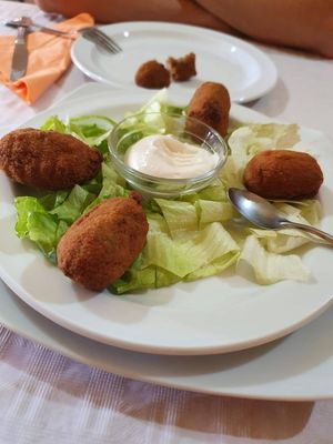 Croquetas at Aloe in Almeria