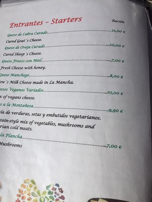 Starters continued at Aloe in Almeria