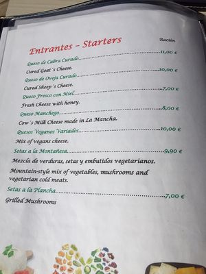 More starters! at Aloe in Almeria