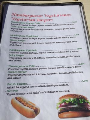 Burgers at Aloe in Almeria