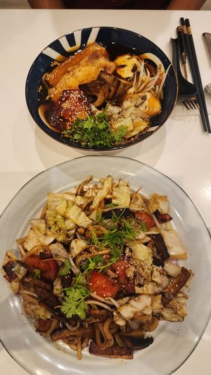 Spicy ramen and yakisoba noodles. at ITINI in Buenos Aires