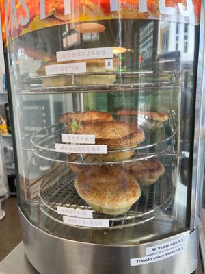 Gochujang chick*in, Truffle mushrooms, protein mince-gan. at Creamy & Crunchy  in Wellington