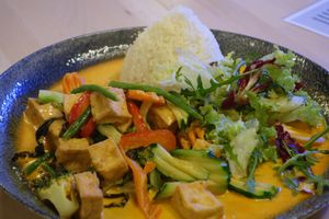 No 11 Red Curry with tofu (vegan) at Sumo Thai Sushi in Saarbrucken