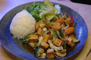 No 22 Shanghai Style with tofu (vegan) at Sumo Thai Sushi in Saarbrucken