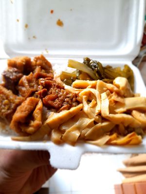 My take away vegan food #Veganuary at Chay Chánh Ý in Ho Chi Minh City