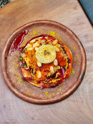 Mayan Enchiladas at La Terraza at Lush Atitlán in San Marcos La Laguna