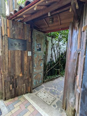 Entrance at La Terraza at Lush Atitlán in San Marcos La Laguna