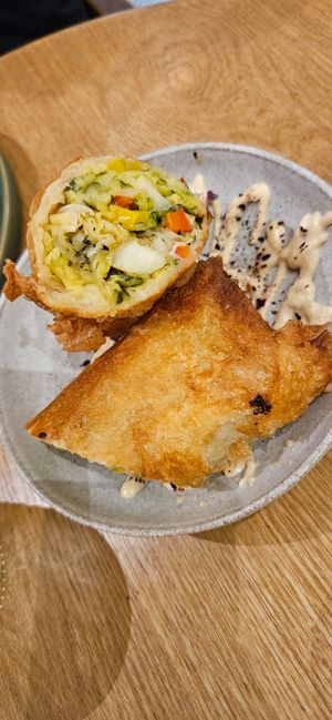 Spring roll at Palm Spot Restaurant in Ponta Do Sol