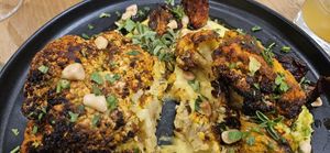 Baked cauliflower at Palm Spot Restaurant in Ponta Do Sol