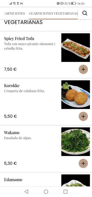 Side dishes at Suki Ramen in Santiago De Compostela