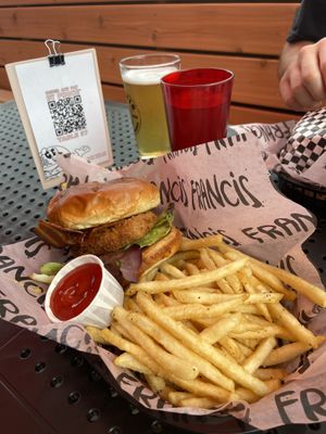 Francis Burger Joint - Vegan Honey Dijon Chicken Sandwich  at Francis Burger Joint  in Minneapolis