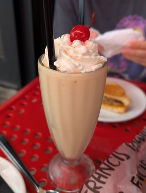 Dreamsicle shake at Francis Burger Joint  in Minneapolis