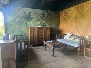 Inside seating  at Roots Restaurant in Manuel Antonio