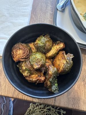 Crispy Brussels   at Au Gratin in Salem