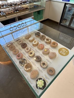Bottom row are vegan options   at Todco in Richmond