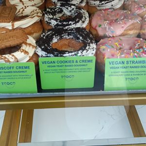 Some of the vegan options at Todco in Richmond