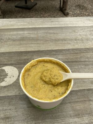 Coconut Curry Vegetable soup at Windmill Cafe in Santa Cruz