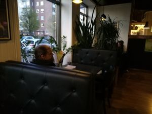 Seats at Erikslusts Pizzeria in Malmo