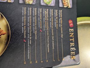 Starters at Gangnam in Pantin