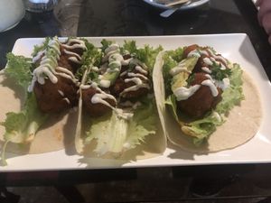 Cauliflower Tacos at El Chante Gourmet in Alajuela