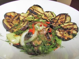 Grill Vegetable Salad at El Chante Gourmet in Alajuela
