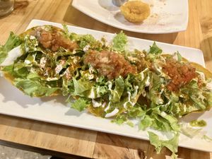 Chalupas  at El Chante Gourmet in Alajuela