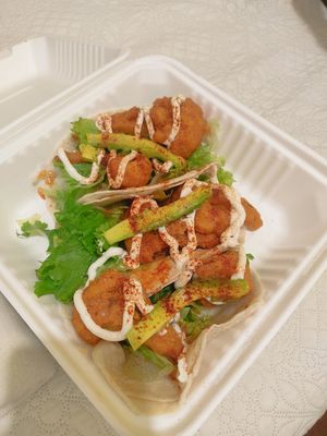 Cauliflower tacos at El Chante Gourmet in Alajuela
